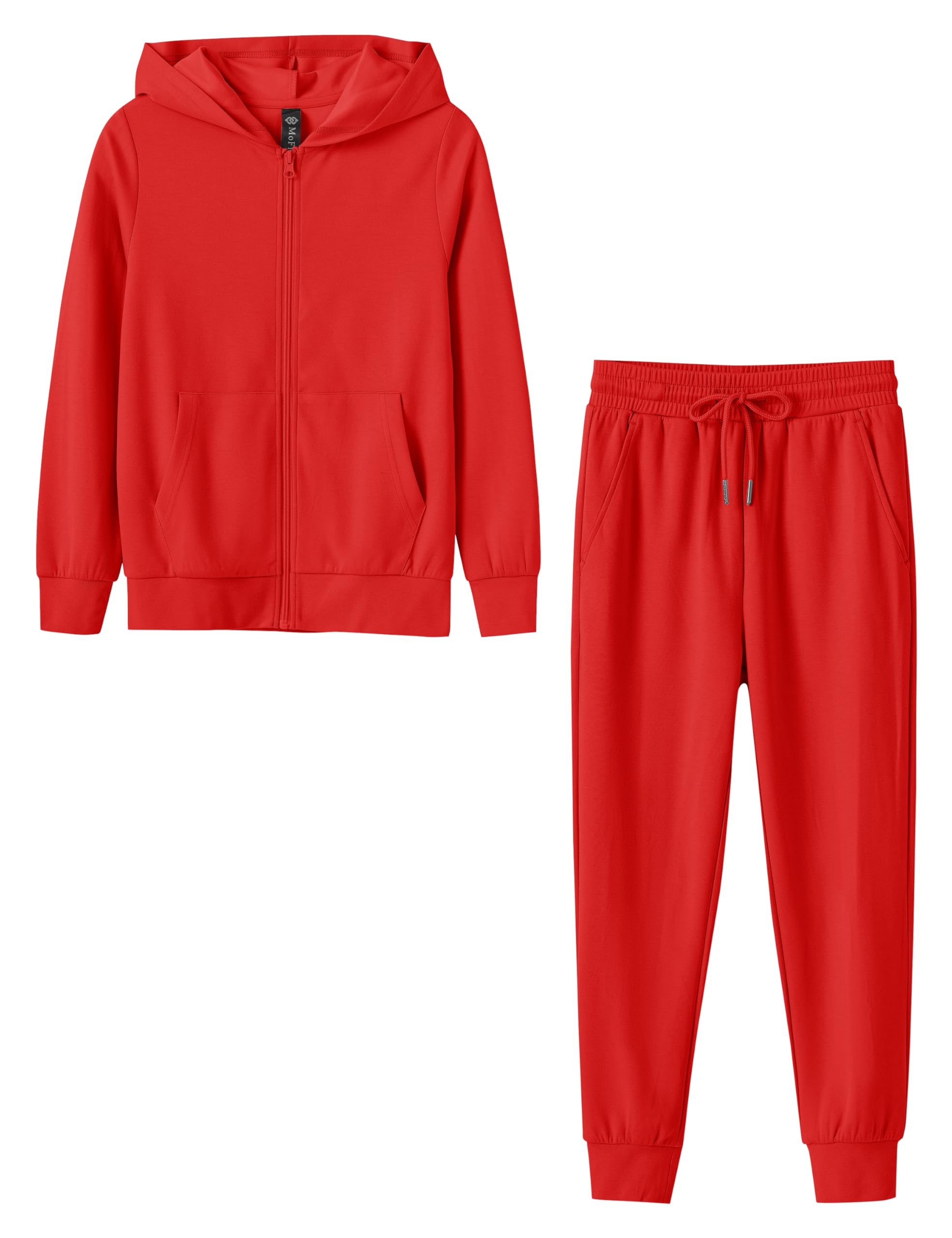 MoFiz Girls Tracksuit Sweatsuits Set 2 Piece Outfits Long Sleeve Pullover Hoodie