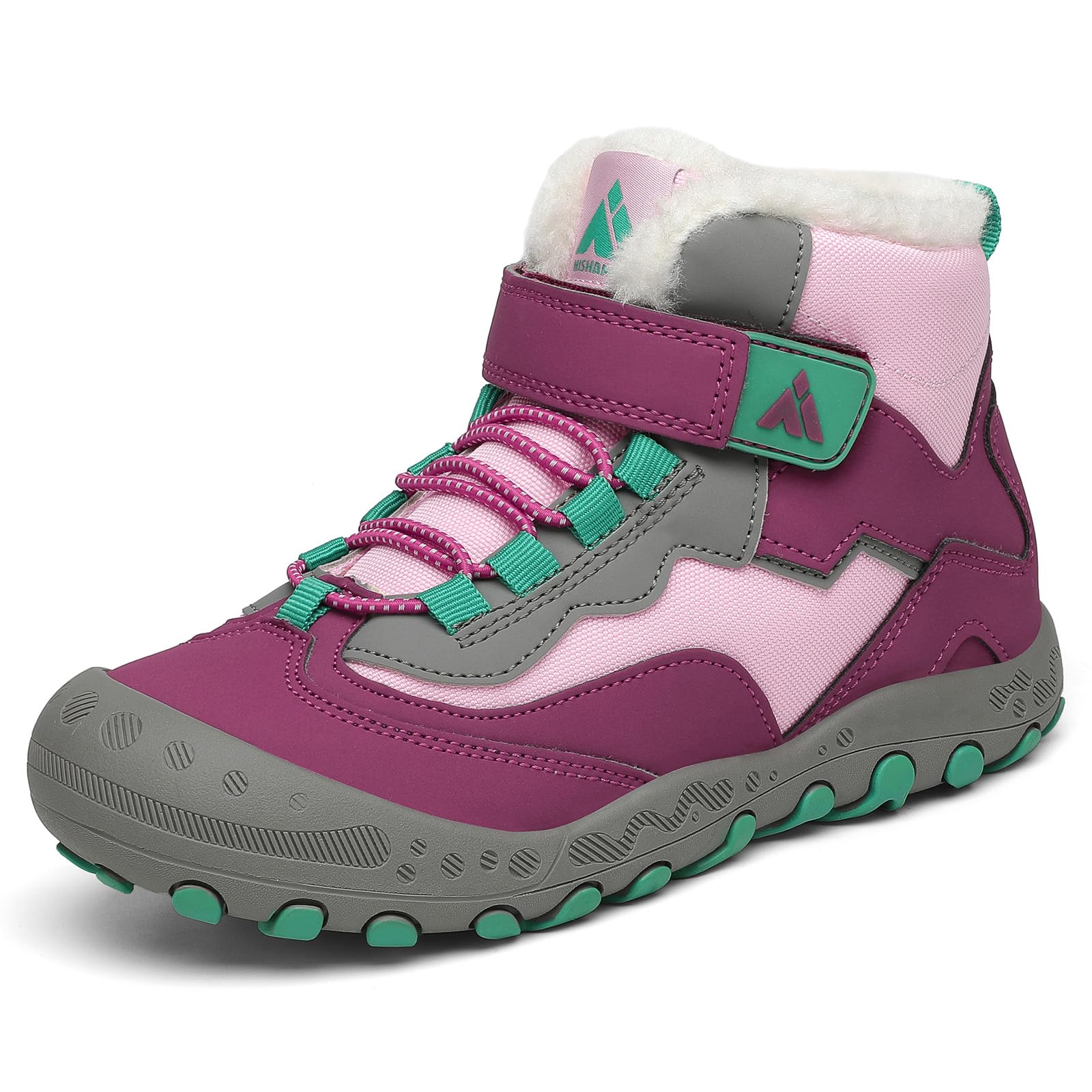 Mishansha Children's Winter Warm Fur Snow Boots 7-13 UK