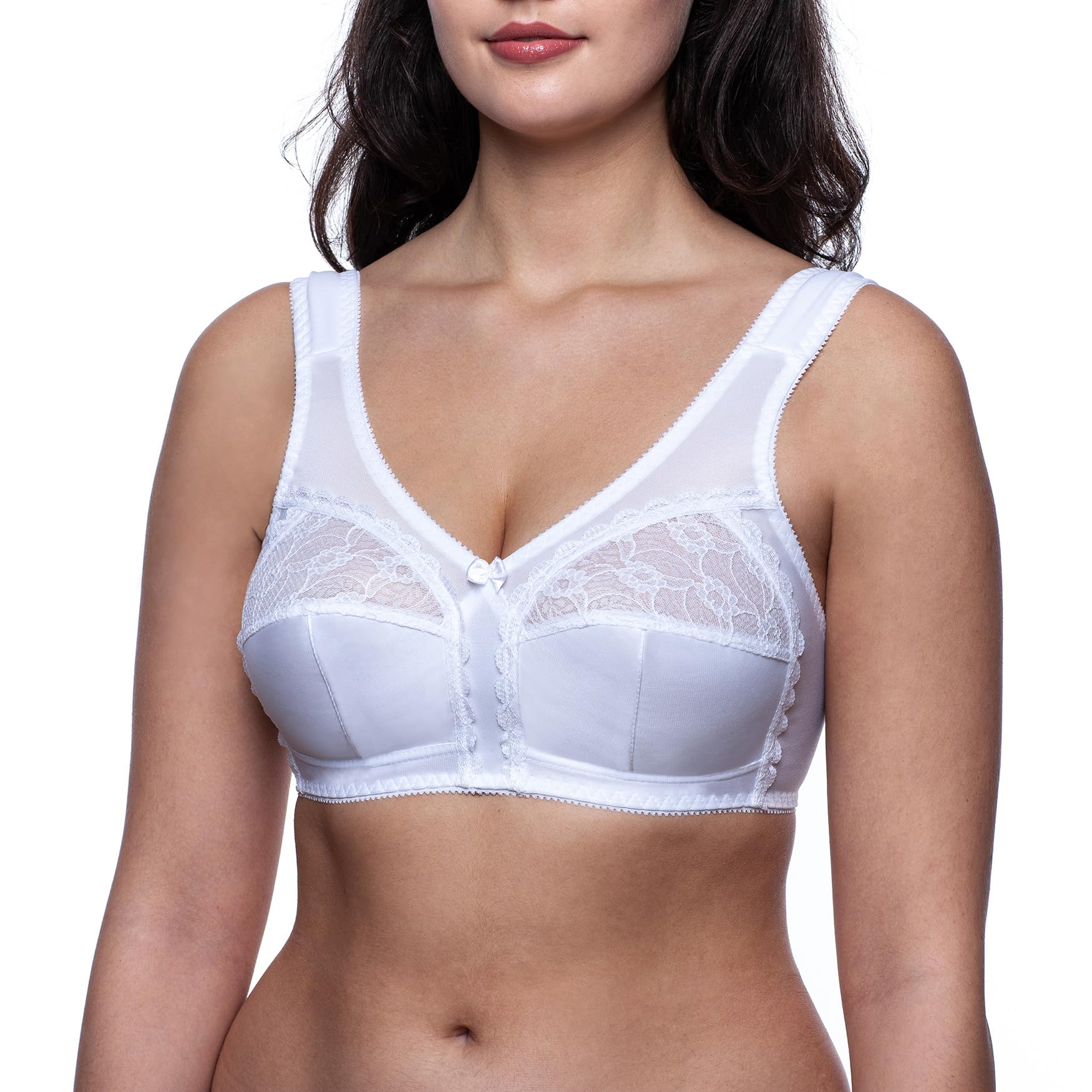 frugue Women's Plus Size Non-Wired Minimizer Bra