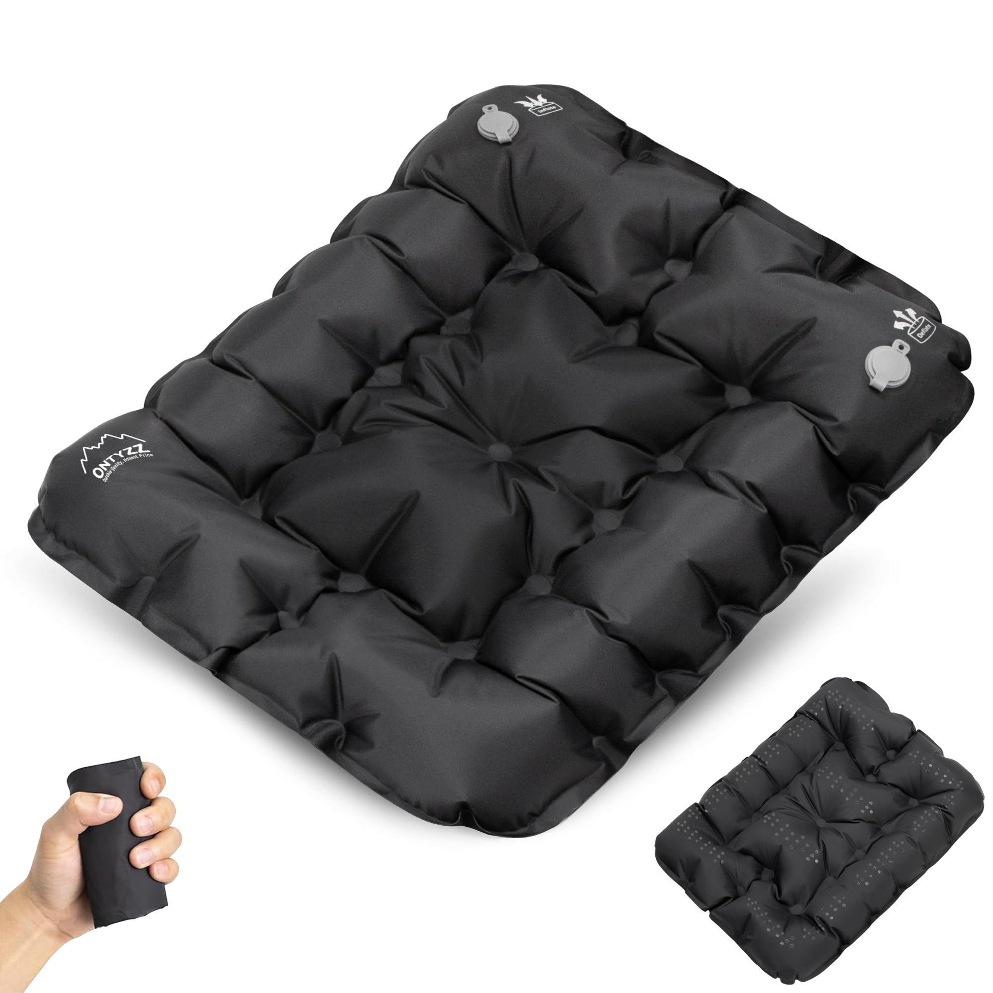 ONTYZZ Inflatable Seat Cushion Lightweight Stadium Seat Pad | Waterproof Air Cus