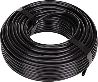 Raindrip 016010T 1/4-Inch Drip Irrigation Supply Tubing, 100-Foot., for Drip Irrigation, Drip Emitters, Irrigation Parts, Systems, Black Polyethylene