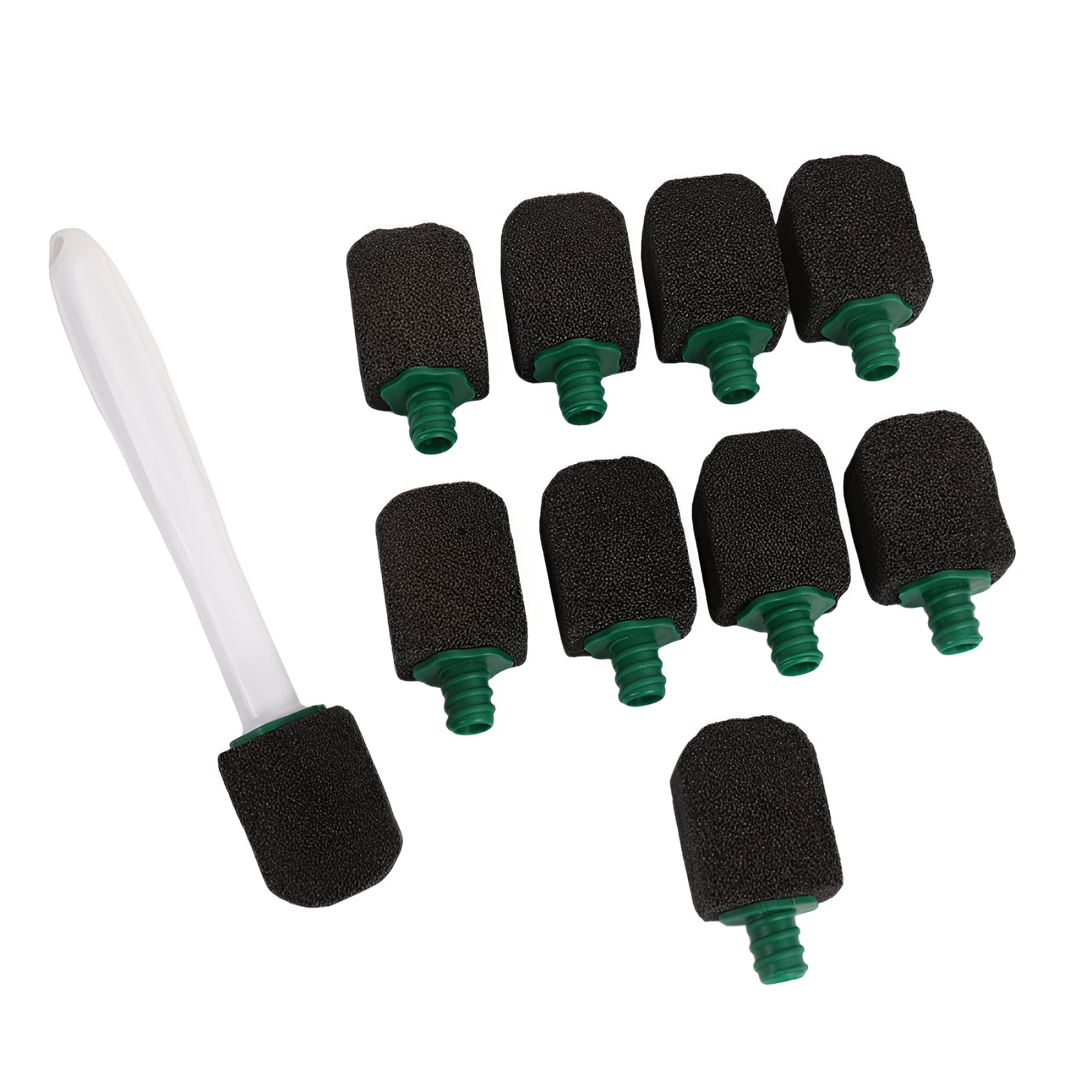 Toilet Cleaning Brush, Strong Bathroom Cleaning Brush, with 10 Replaceable Brush