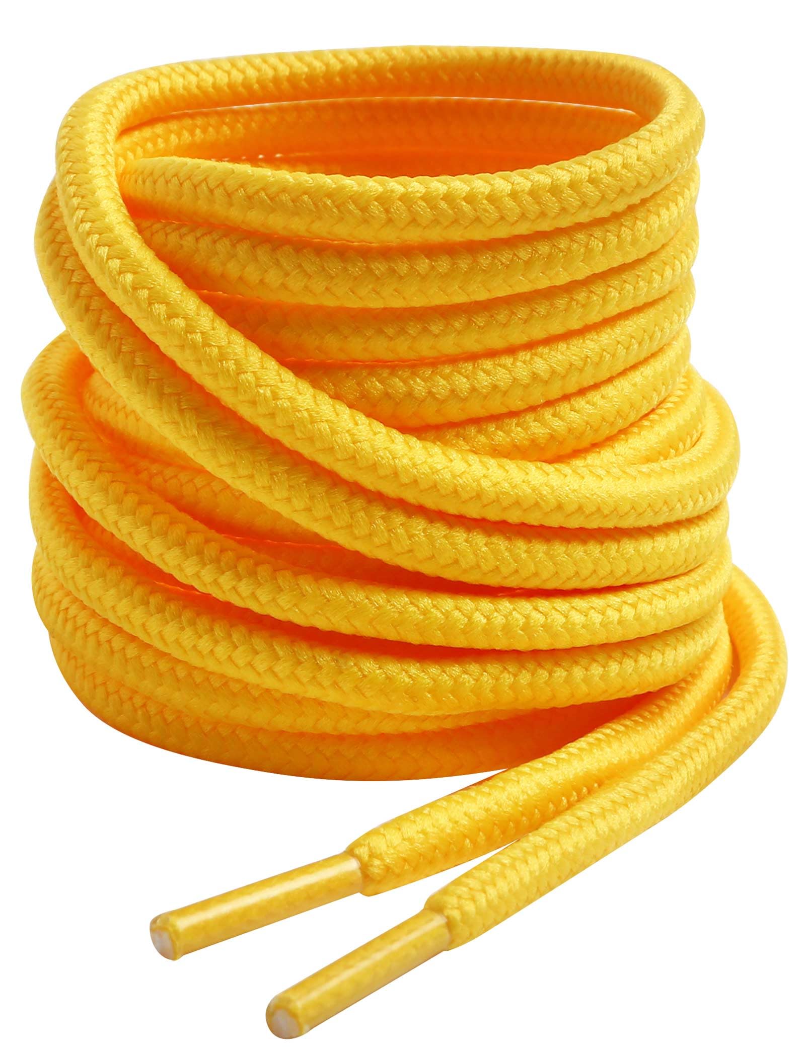 VSUDO Round Shoe Laces, Diameter 4 mm for Work Shoes, Shoelaces for Hiking/Safet