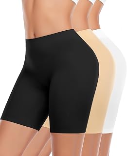 YARRCO Women's Anti-Friction Thigh Shorts Under Skirt Invisible Leggings Short Seamless Cycling Shorts Boxer Boy Shorts Under Dress Under Skirt
