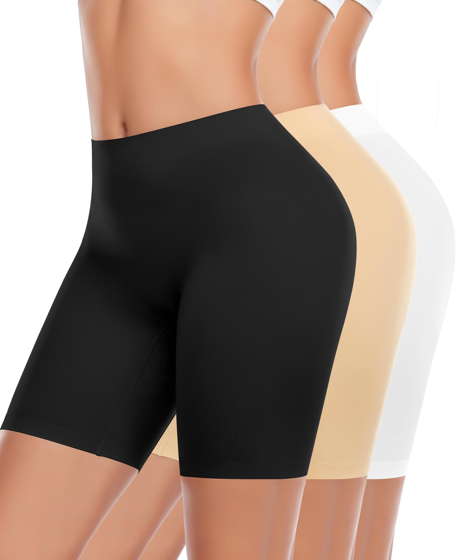 YARRCO Women's Anti-Friction Thigh Shorts Under Skirt Invisible Leggings Short S