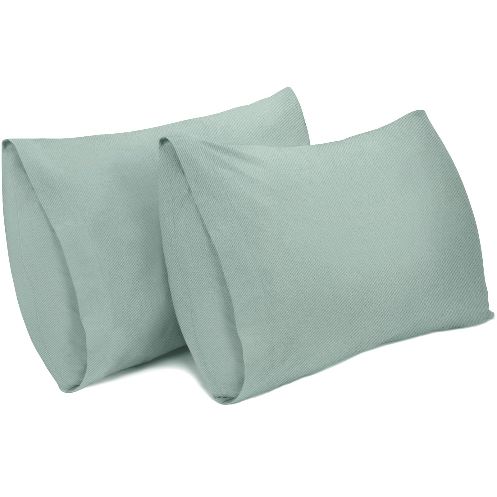 Lirex 2 Pack Pillow Cases, 100% Cotton Breathable Pillowcases Pillow Covers, 50 