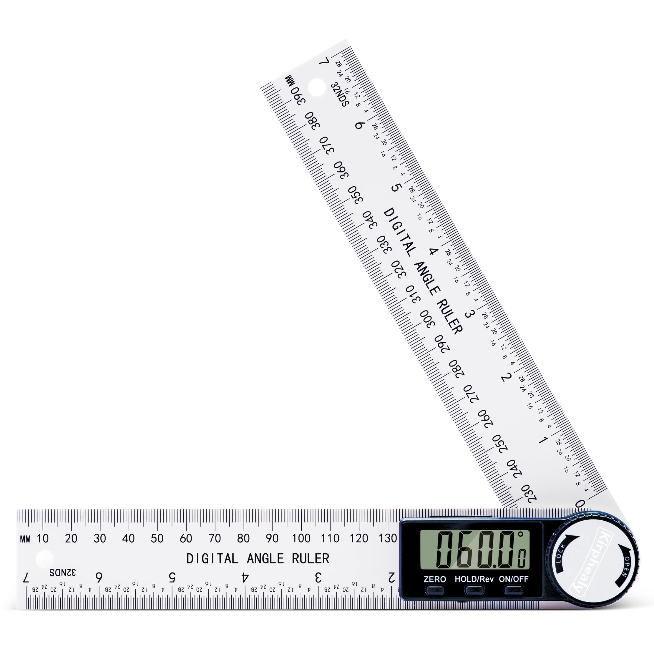 Kirphealy Digital Angle Finder Protractor, 7inch 200mm Measuring Tool | Professi