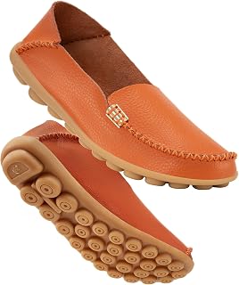 DUOYANGJIASHA Women's Casual Loafers Comfortable: Lightweight & Cushioned Slip-On Moccasins Shoes - All Days Comfort - Non-Slip Driving Flats for Work Travel Walking Daily Wear