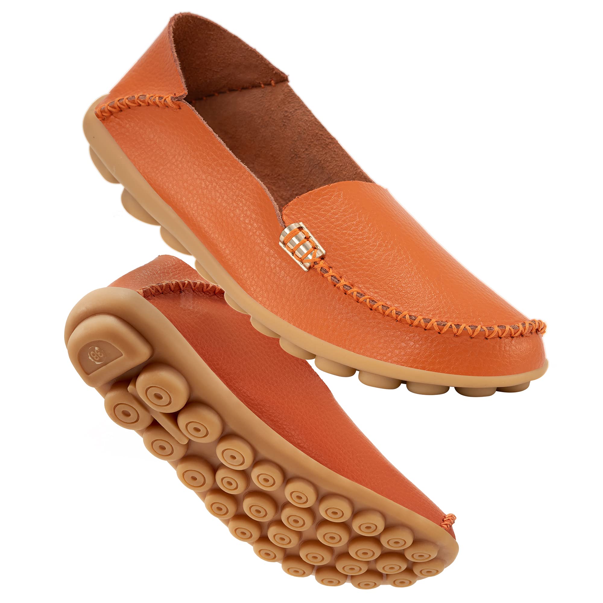 DUOYANGJIASHA Women's Casual Loafers Comfortable: Lightweight & Cushioned Slip-O
