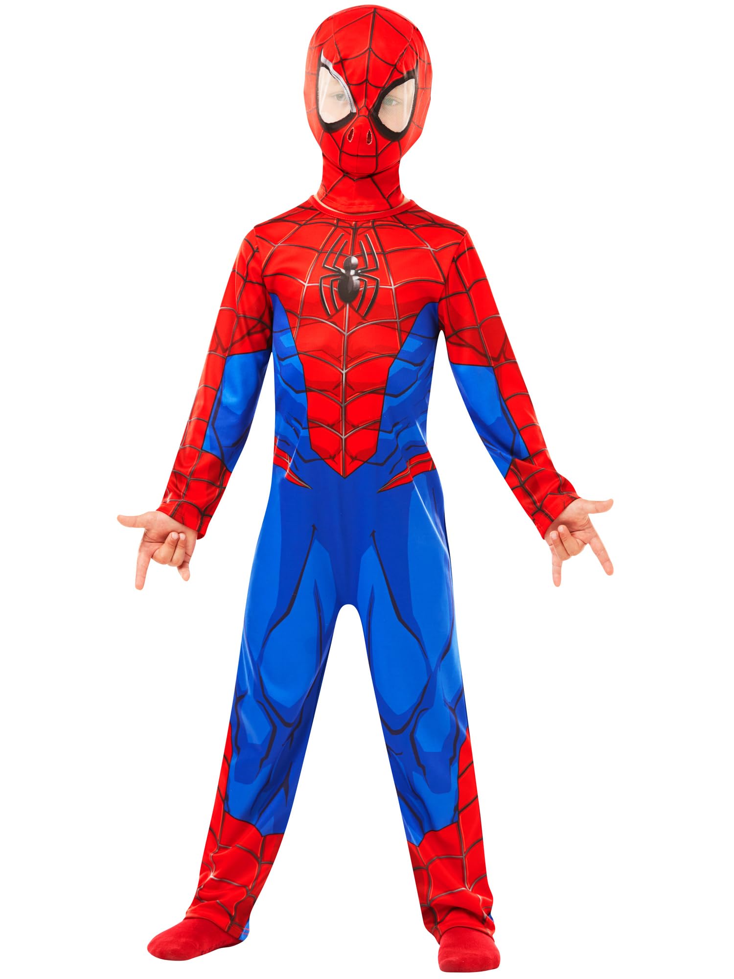 Rubie's Official Marvel Spider-Man Classic Childs Costume, Kids Superhero Fancy 
