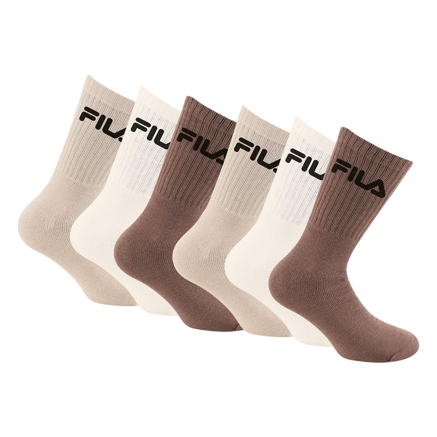 FILA Men's Chaussettes Tnx6 Socks (Pack of 6)