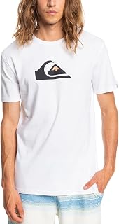 Quiksilver Men's Comp Logo Short Sleeve Top T Shirt Black