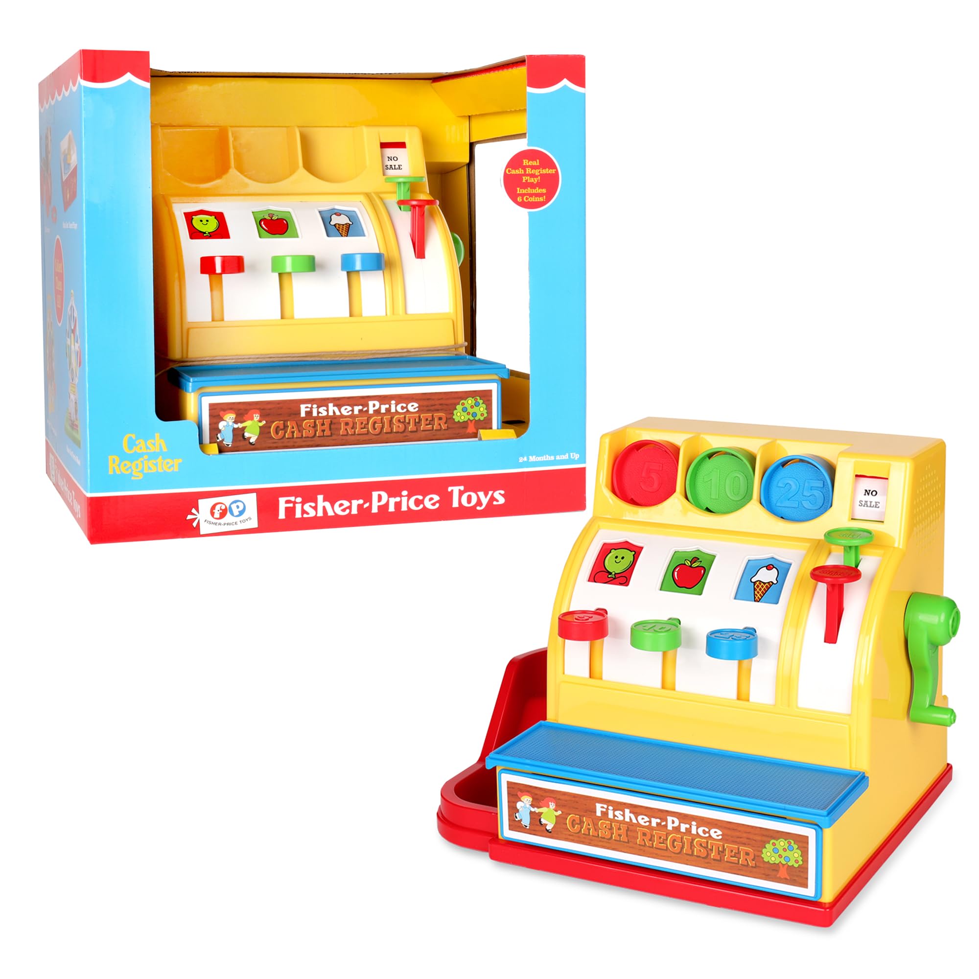 Fisher-Price Classics - Retro Cash Register - Great Pre-School Gift for Girls an