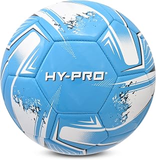 Hy-Pro Football - Size 5 with PVC Grip - Ideal for Training & Matches in All Weather Conditions