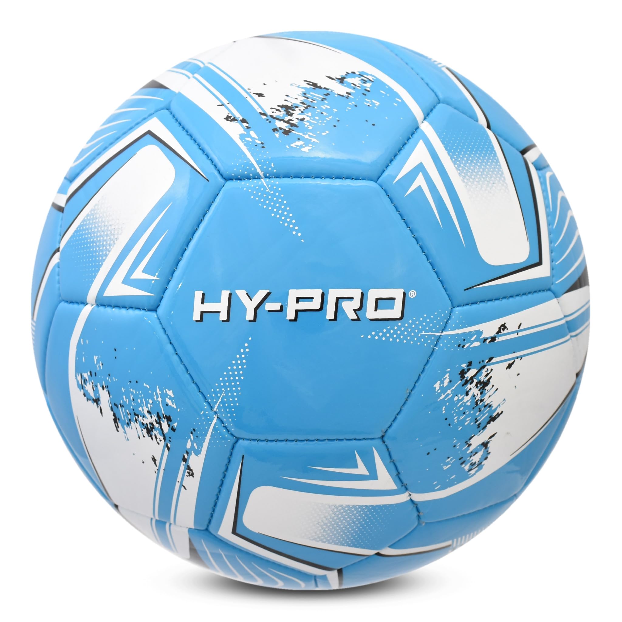 Hy-Pro Football - Size 5 with PVC Grip - Ideal for Training & Matches in All Wea