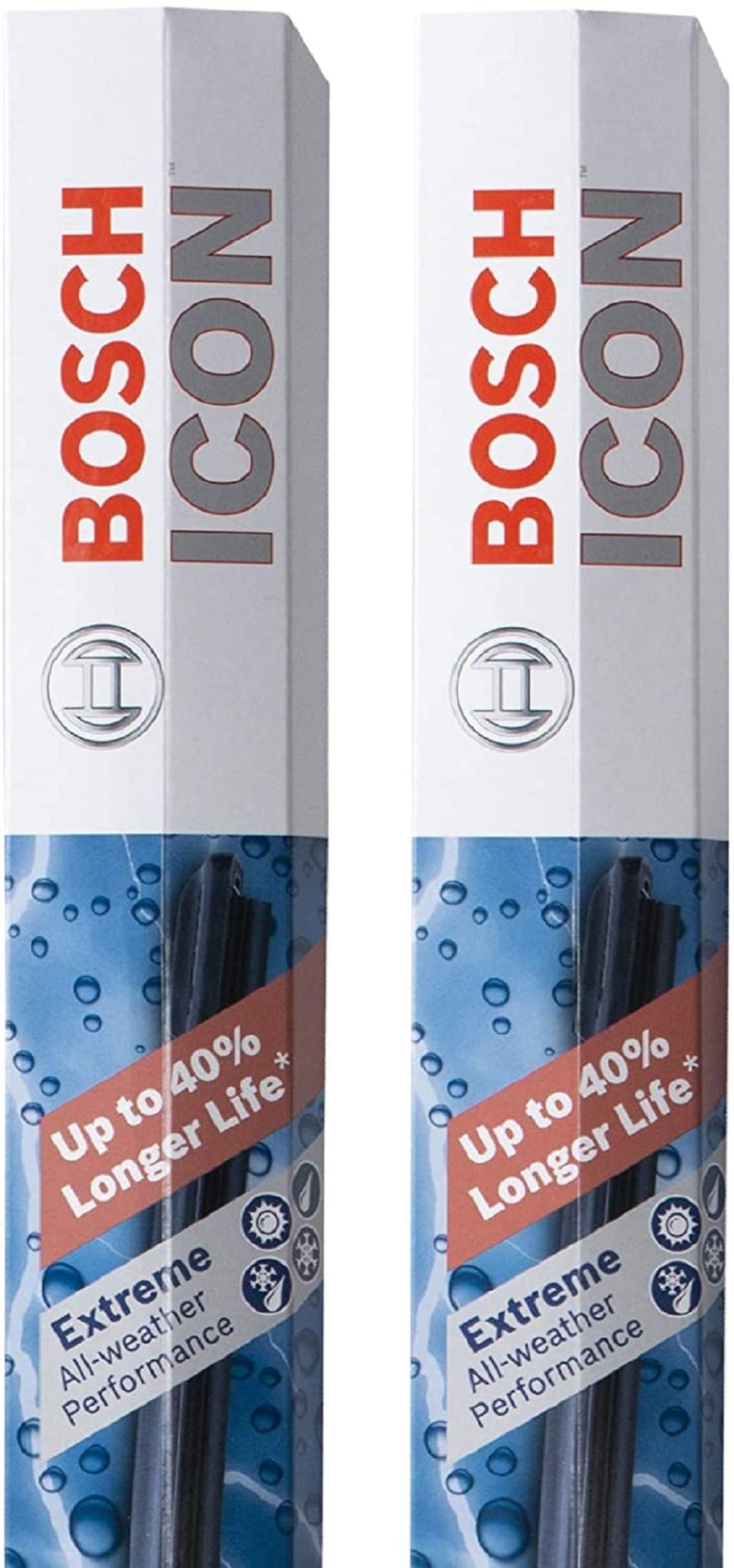 BOSCH 26A16A ICON Beam Wiper Blades - Driver and Passenger Side - Set of 2 Blade