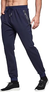 HCSS Jogginghose Herren Sporthose Herren Sweathose Baumwolle Trainingshose mit Gummizug Reißverschlusstaschen
