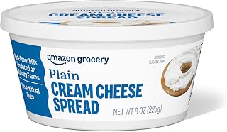 Amazon Grocery, Plain Cream Cheese Spread, 8 Oz