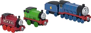 ​Thomas & Friends Thomas, Diesel & James Engine 3-Pack by Fisher-Price | Multipack of 3 Push-Around Engines for Preschoolers by Fisher-Price, Features Magnetic Connectors (Amazon Exclusive)