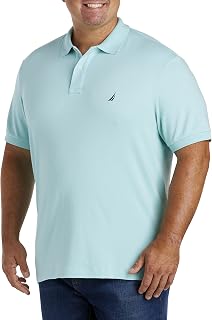 Nautica Men's Short-Sleeved Polo Shirt with Double Pointed Collar