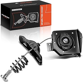 A-Premium Spare Tire Hoist Winch Carrier Compatible with Chevy &amp; GMC Models | for Chevrolet Silverado 1500 99-18, 2500 3500 Suburban Tahoe &amp; GMC Sierra 1500 99-18, 2500 3500 Yukon, Replace# 20870067