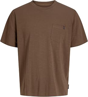 JACK & JONES JJEDOVER Men's Slub Tee SS Noos
