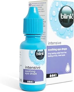 Blink Intensive Eye Drops for Dry Eyes, 10 ml | Bausch + Lomb, Hyaluronic Acid, Instant and Long-Lasting Relief, Suitable for Contact Lens Wearers