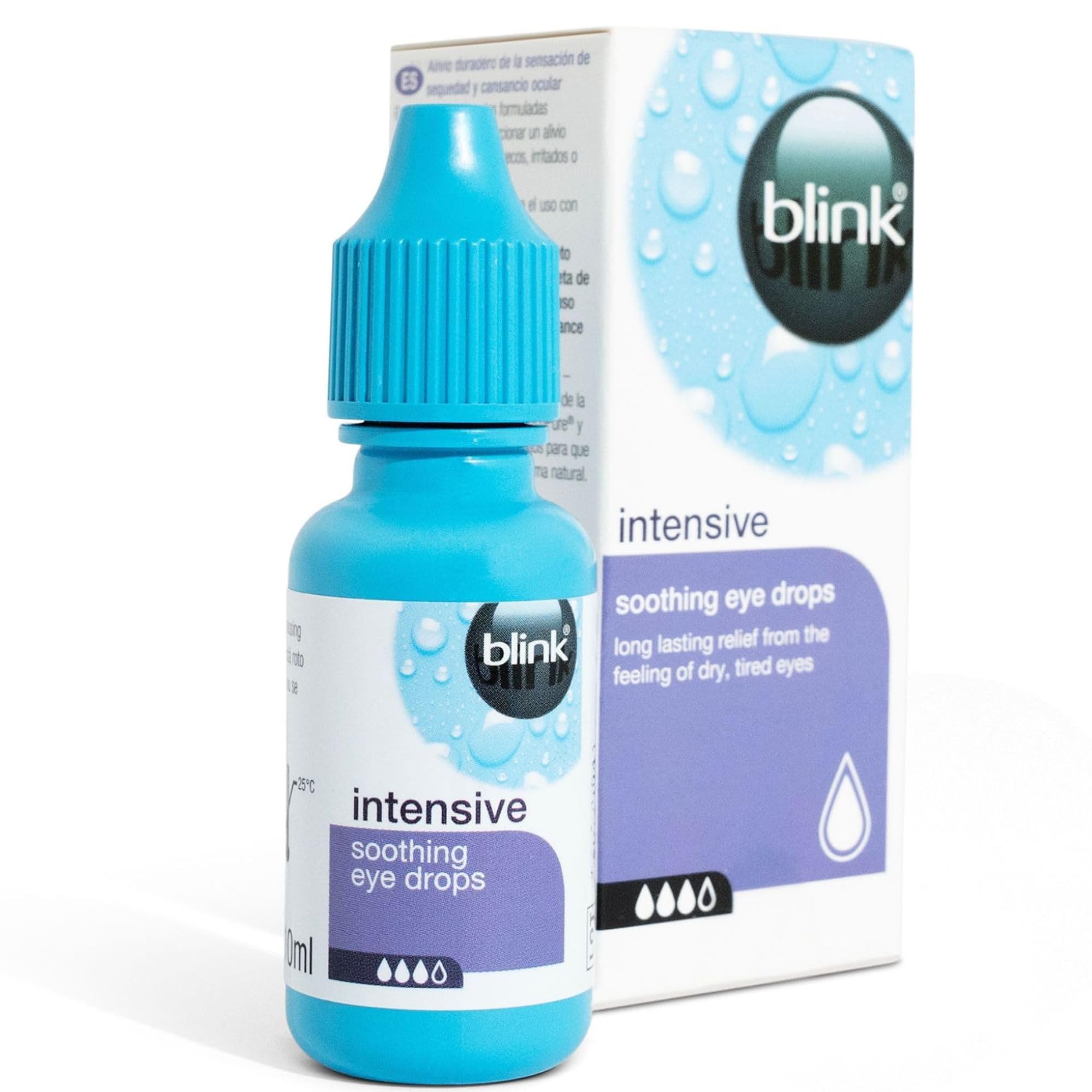 Blink Intensive Eye Drops for Dry Eyes, 10 ml | Bausch + Lomb, Hyaluronic Acid, 