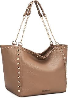 Montana West Large Tote Bag for Women Oversized Crossbody Bags with Chain Bags