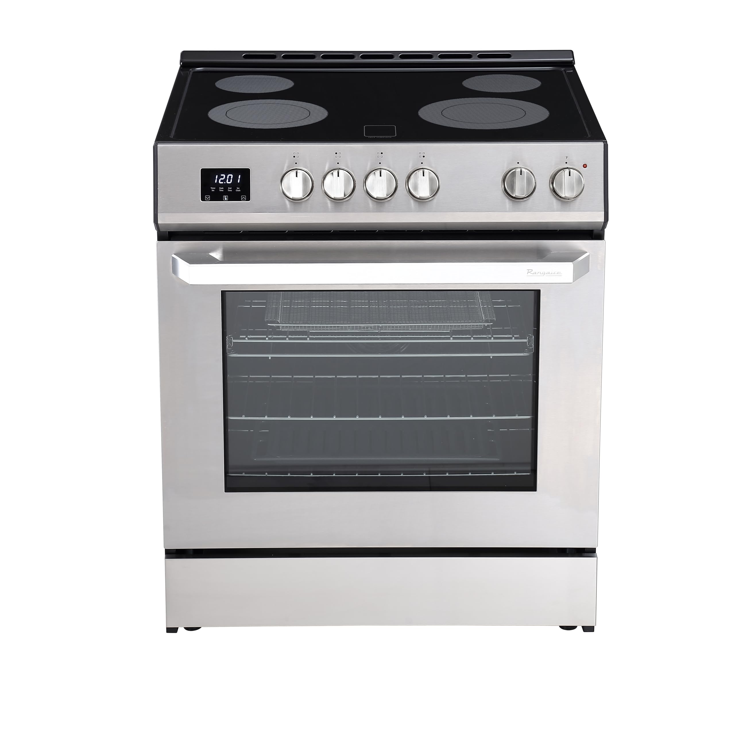 Rangaire RRE303TS Electric Range Oven with Timer and AirFry Infrared Stove Burne