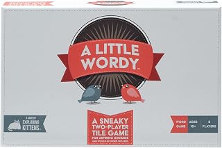 Exploding Kittens A Little Wordy, 2 Players, Age 10+ Word Game | Make a secret word, decode your opponent's clues, and outthink them in a clever 15-minute game made for two.