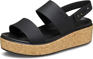 Crocs Brooklyn Cork Low Wedge Women's Sandals