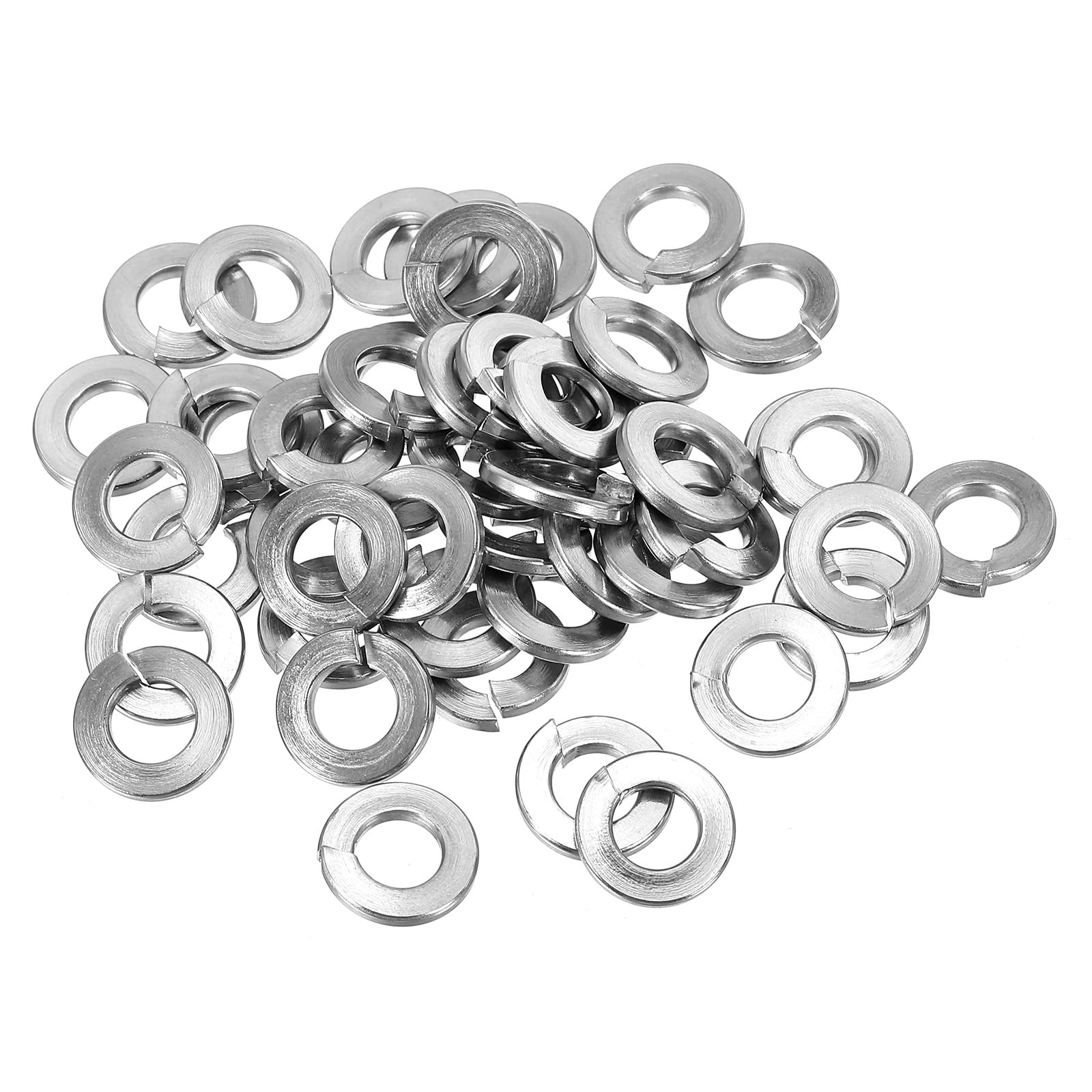 1/4 Split Lock Washers, Pack of 25 1/4" ID 12.3mm OD 304 Stainless Steel Spring 