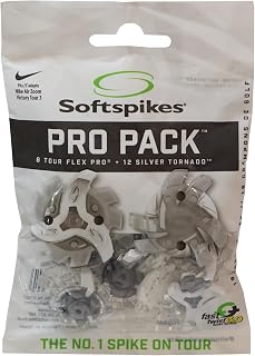 Softspikes - Replacement Spikes for Nike Tour Victory 3 - Tour Flex Pro/Tornado Pro Pack - 18 Count, Transclucent/White - for Tour-Level Traction