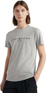 Tommy Hilfiger Men's Short-Sleeved T-Shirt Core Tommy Logo Crew Neck