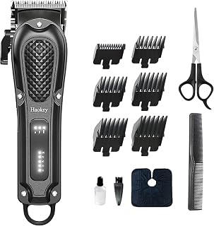 Haokry Hair Clippers for Men Barber Clippers for Hair Cutting&Grooming | Professional Cordless&Corded Rechargeable Beard Trimmer