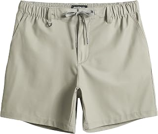 maamgic Men's 5/7 Inch Casual Classic Fit Golf Shorts Quick Dry 5-Pocket