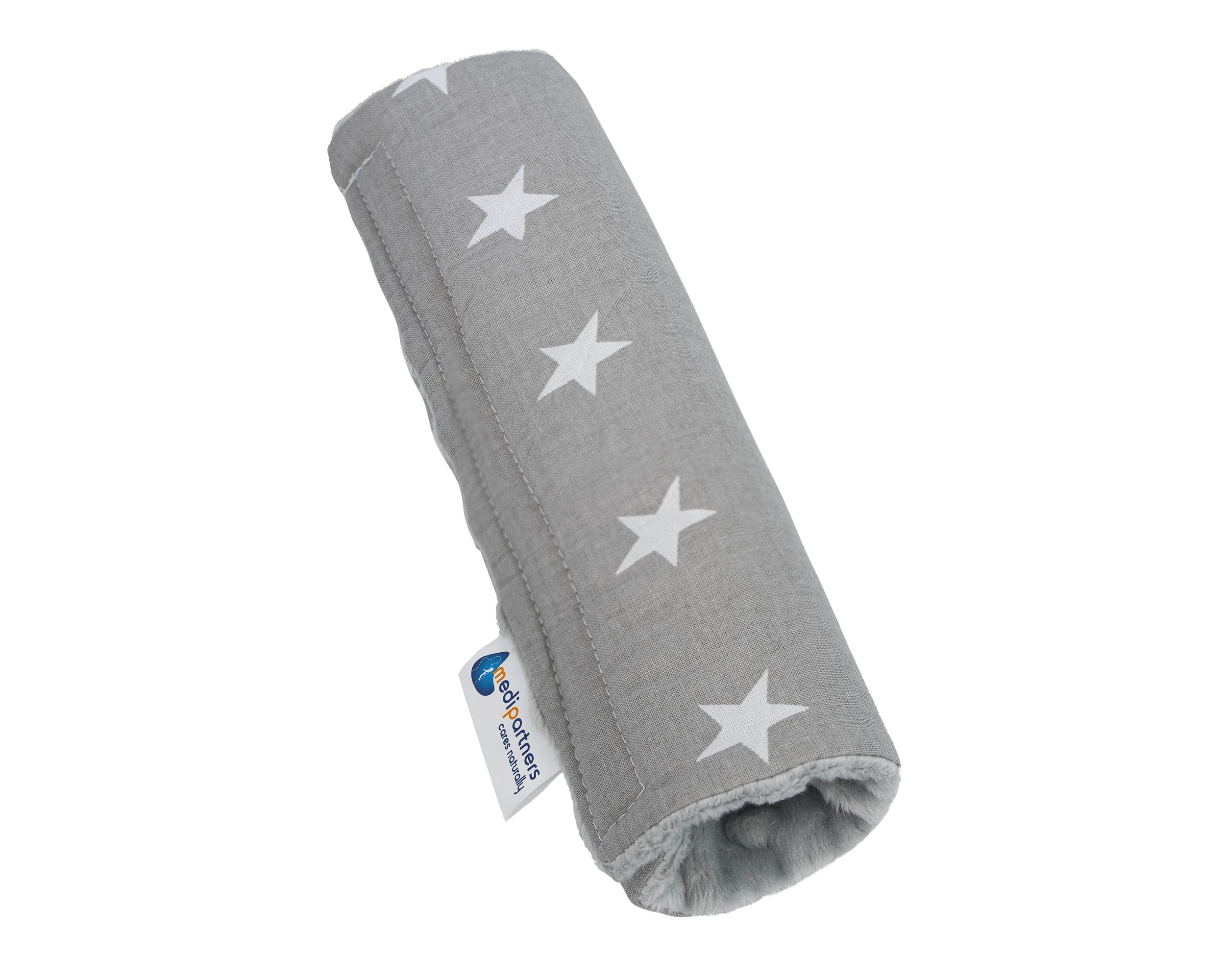Medi Partners Child Car Seat Belt Cover 17 x 22 cm 100% Cotton Minky Belts Kids 