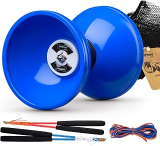 MAGICYOYO Pro Triple Bearing Diabolo Yoyo for Kids 8-12 & Adults - Blue