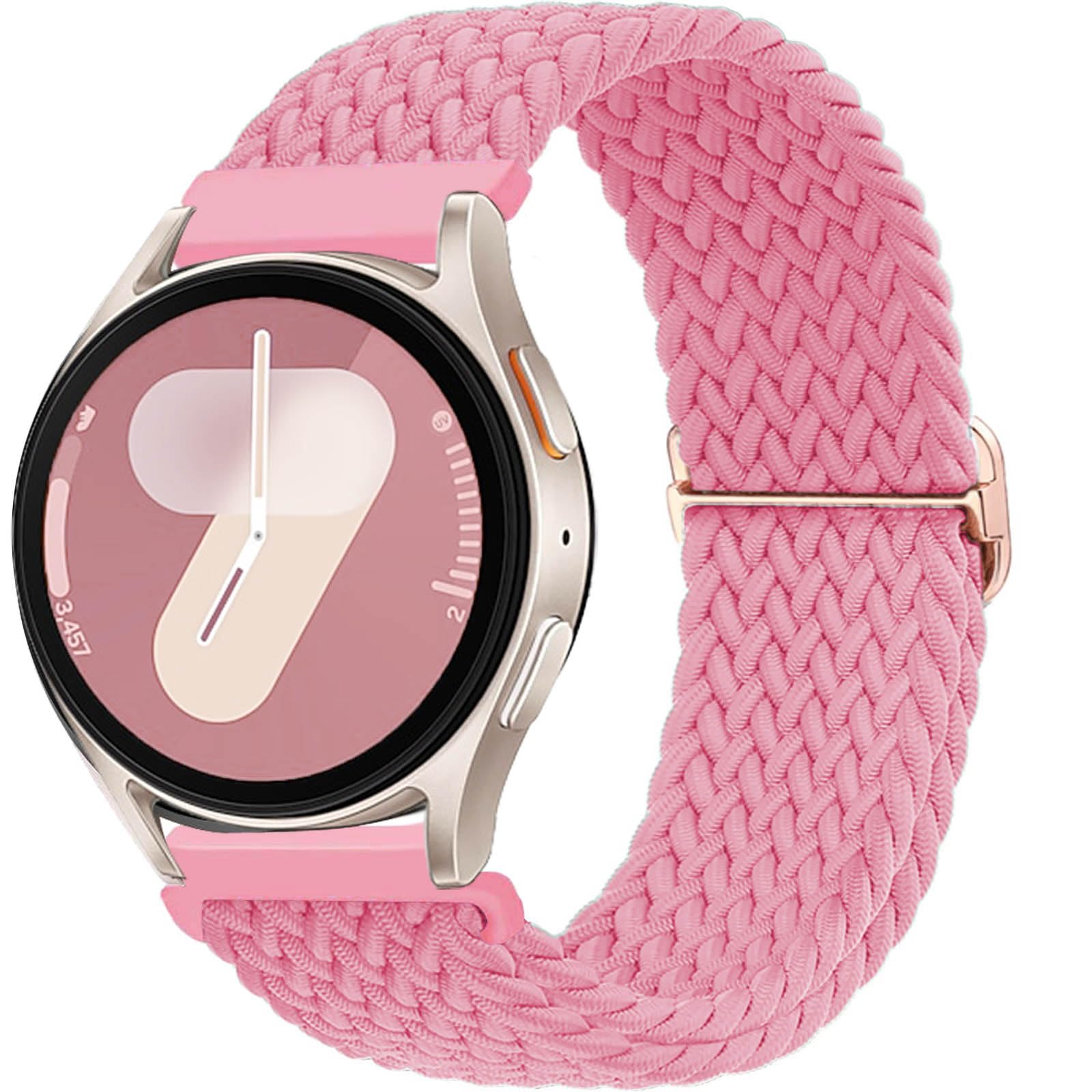 Braided Elastic Watch Strap for Samsung Galaxy Watch 7/6/5/4/FE 40mm 44mm/Watch 