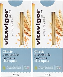 Vitavigor Classic Breadsticks, Classic, 125 Grams (Pack of 2)
