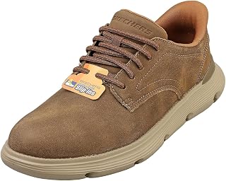 Skechers Men's 2026 Gauze Sneaker Slip-in Memory Foam Upper Leather Duran