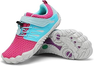 SAGUARO Barefoot Shoes Minimalist Comfortable Trail Running Shoes for Boys Girls, Gr.24-36