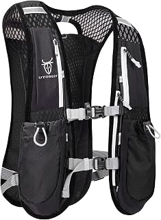 UTOBEST Running Vest Lightweight Hydration Vest Pack 5L UTR104 | 7 Pockets, Large Phone Holder, Comfort Fit, No Bounce, OSFM, Unisex, Great for Entry Leve Trail Running, Park Run, Marathon