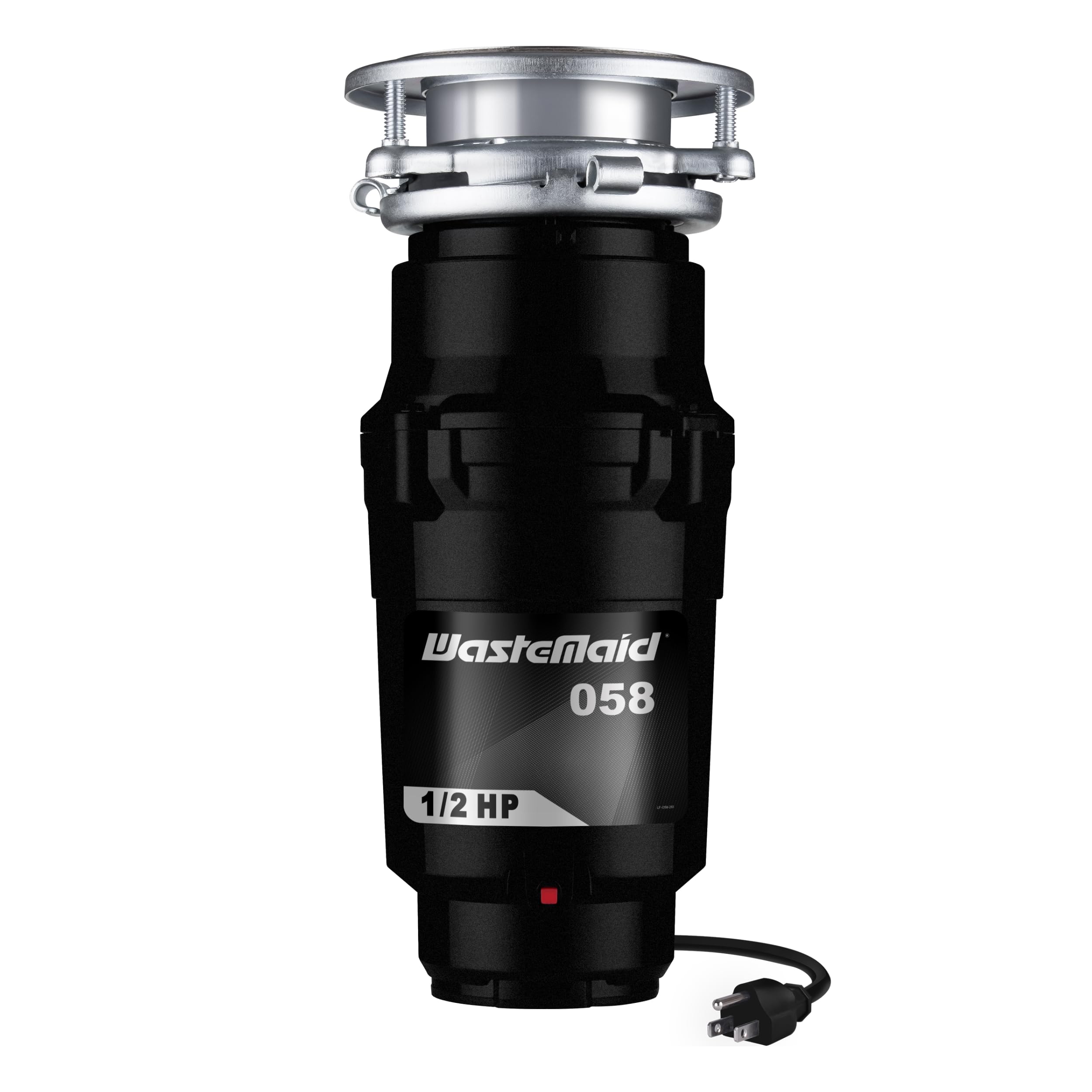 Waste Maid Garbage Disposal, Anti-Jam, Continuous Feed, 1/2 HP Economy | Quiet S