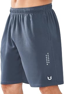 NORTHYARD Sports Shorts Men's Lightweight Mesh Sports Trousers Short Quick-Drying Shorts Running Trousers with Zip Pocket for Basketball Tennis Fitness