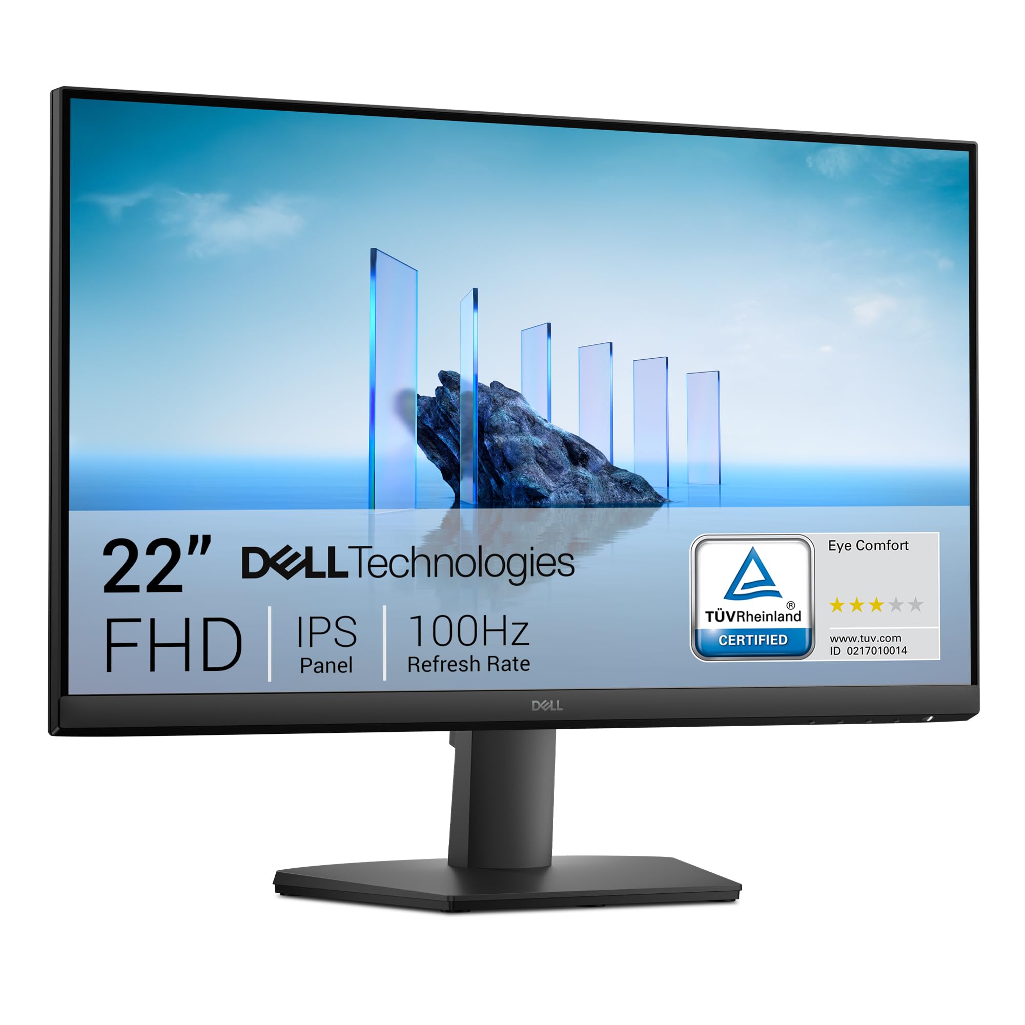 Dell 22 Monitor - SE2225HM, Full HD (1920x1080), 100Hz, VA, 5ms | VESA (100x100m