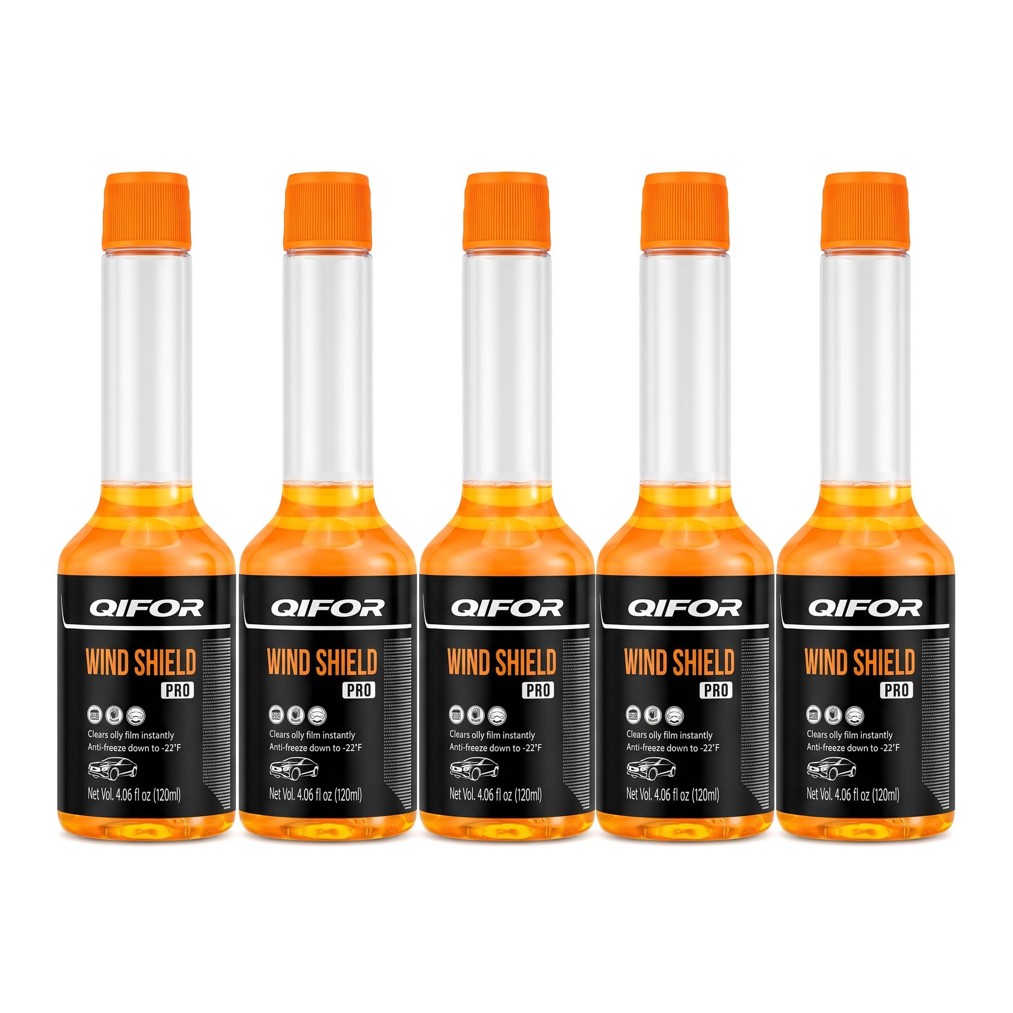 QIFOR Concentrated Windshield Washer Fluid for Car Auto Windows,5PCS | Concentra