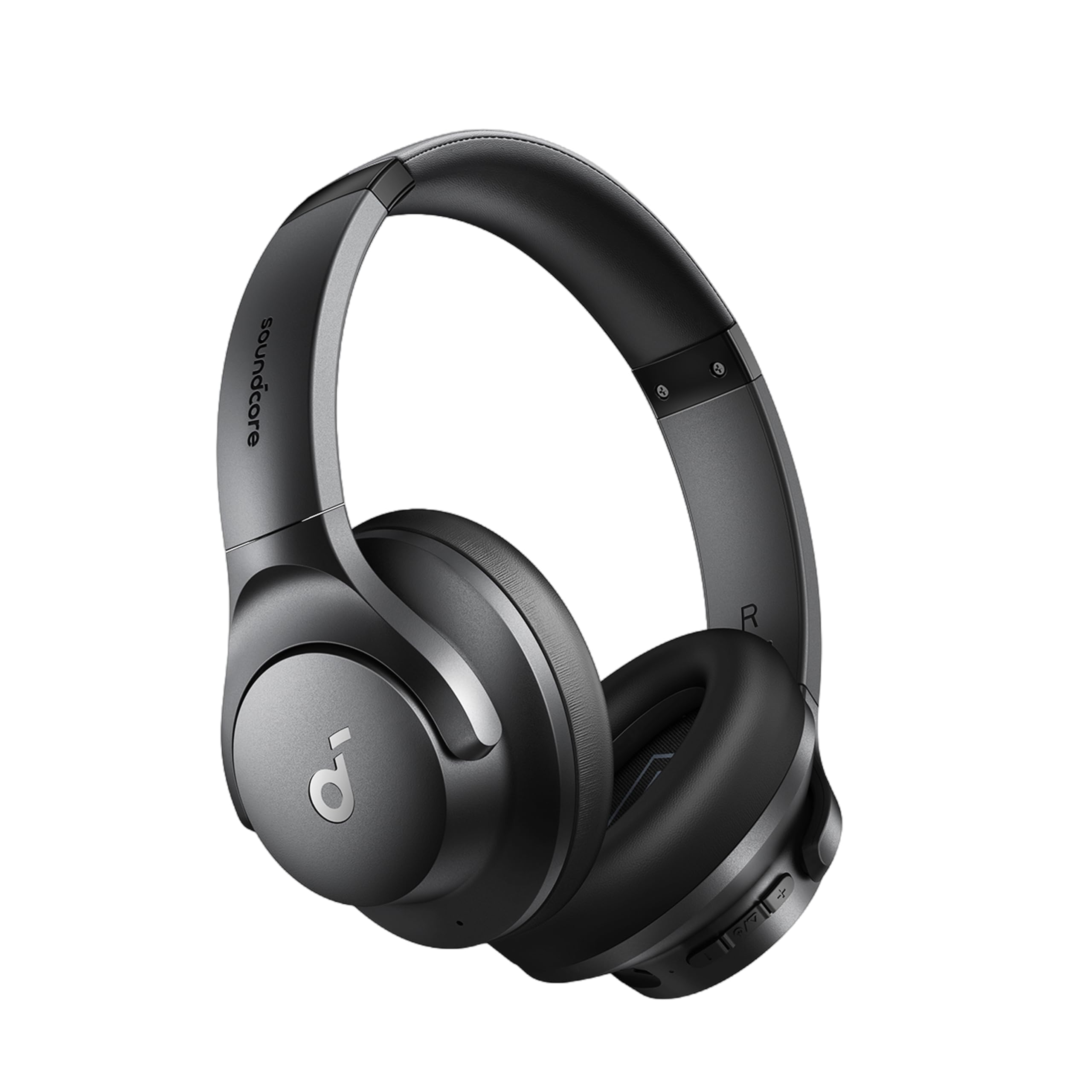 soundcore by Anker Q20i Hybrid Active Noise Cancelling Headphones, Black | Over-