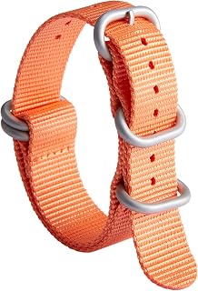BINLUN Nylon Watch Strap 18/19/20/21/22/23/24mm Premium Ballistic Multicolor Watch Band Replacement for Men Women with Heavy Duty 5 Rings Stainless Steel Buckle